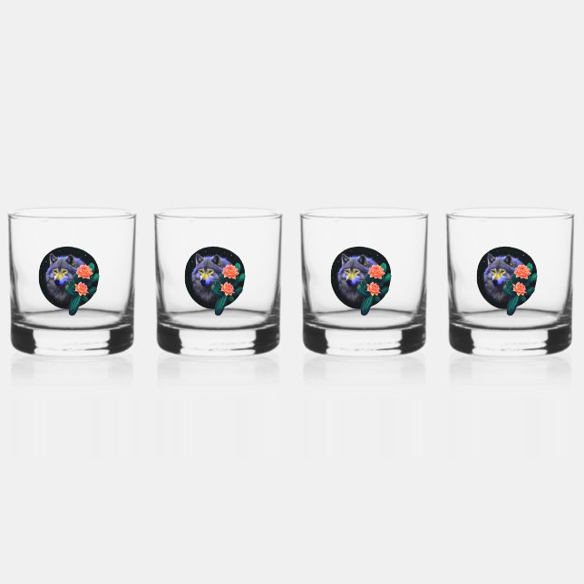 Wolf21: Whiskey Glass (Front)