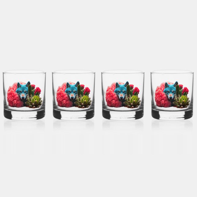 Wolf22: Whiskey Glass (Front)