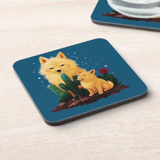 Wolf26: Beverage Coaster (Left Side)
