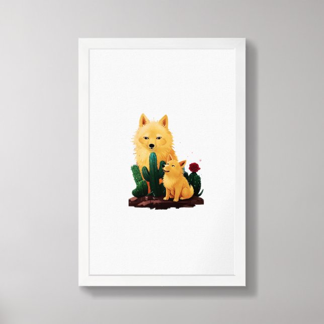 Wolf26: Framed Art (Framed Front)