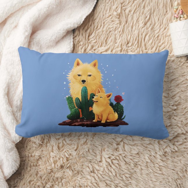 Wolf26: Lumbar Pillow (Blanket)