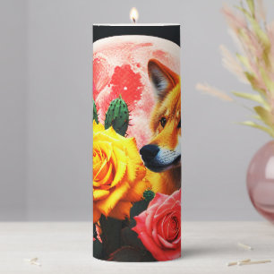 Wolf30: Pillar Candle