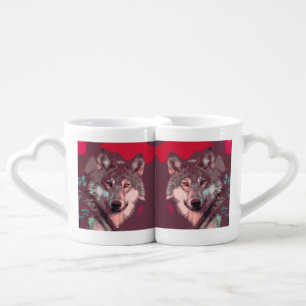 Wolf 040 + 041 coffee mug set