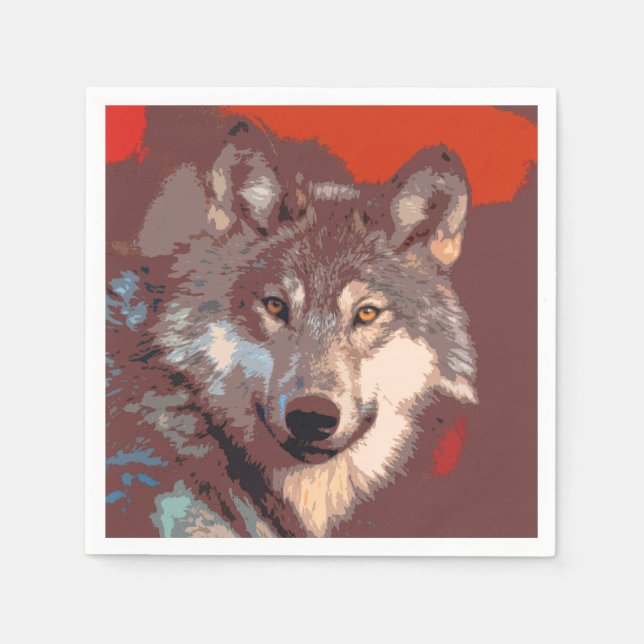 Wolf 042 napkins (Front)