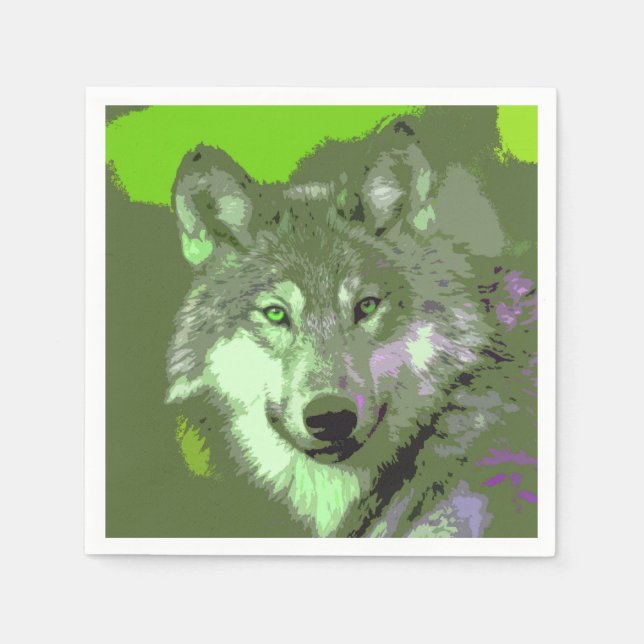 Wolf 047 napkins (Front)