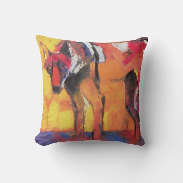 Wolf 1996 throw pillow (Front)