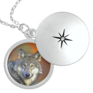 Wolf_2015_0301 Sterling Silver Necklace
