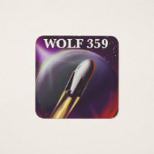 Wolf 359 "for an Adventure" Space travel poster (Front)