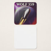 Wolf 359 "for an Adventure" Space travel poster (Front & Back)