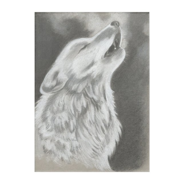 Wolf Acrylic Print (Front)