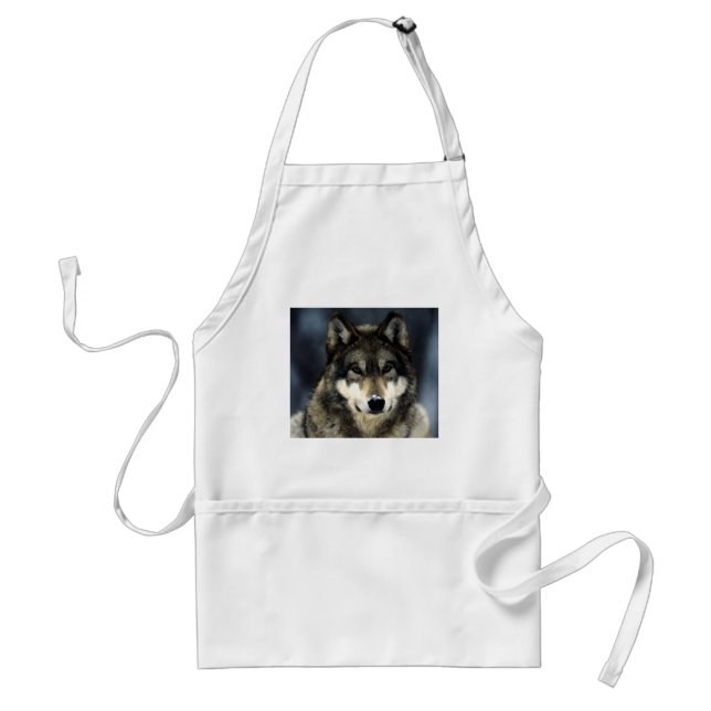 Wolf Adult Apron (Front)