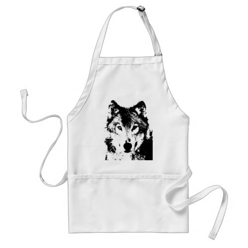 Wolf Adult Apron