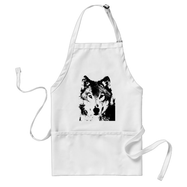 Wolf Adult Apron (Front)