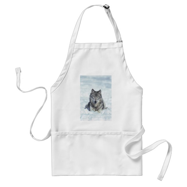 Wolf Adult Apron (Front)
