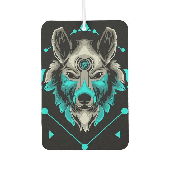 Wolf Air Freshener (Front)