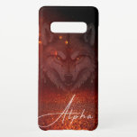 Wolf Alpha King, Boss Wolf, King of the pack Samsung Galaxy S10+ Case