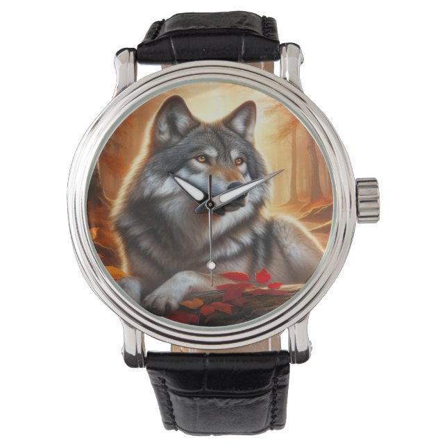 Wolf Amidst Nature Watch (Front)