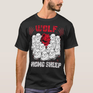 Wolf Among Sheep I'm Not One Of The Sheep Patrioti T-Shirt