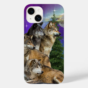 Wolf and Moon Case-Mate iPhone 14 Case