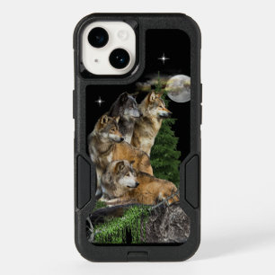 Wolf and Moon OtterBox iPhone 14 Case