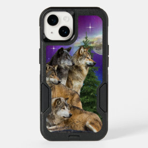 Wolf and Moon OtterBox iPhone 14 Case