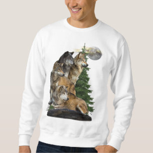 wolf and Moon Sweatshirt