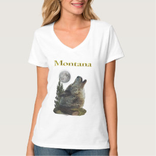 wolf and moon T-Shirt