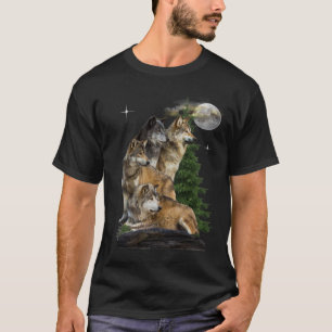 wolf and moon T-Shirt