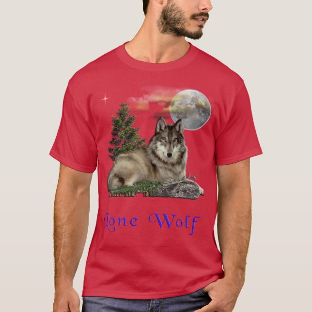 Wolf and Moon T-Shirt (Front)