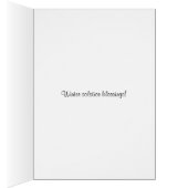 Wolf and Moon Winter Solstice Blessings Card (Inside (Right))