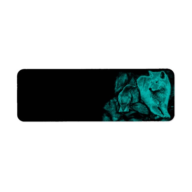 Wolf and Raven in the Night Label (Front)