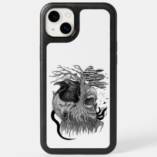 Wolf and Raven with Skull OtterBox iPhone 14 Plus Case