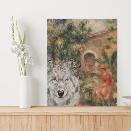 Wolf and Renoirs Farmhouse Faux Canvas Print