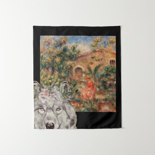 Wolf and Renoirs Farmhouse  Tapestry