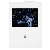 Wolf and stars cards (Back)