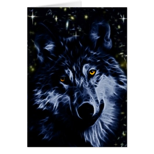 Wolf and stars cards (Front)