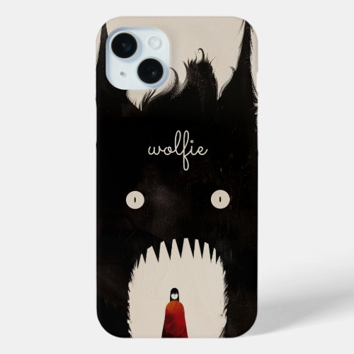 Wolf and the Little Red Riding Hood iPhone 15 Plus Case