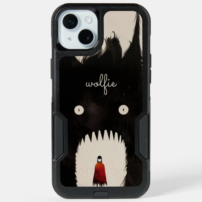 Wolf and the Little Red Riding Hood Otterbox iPhone Case (Back)