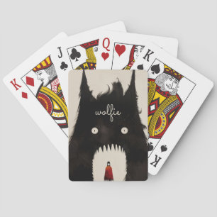 Wolf and the Little Red Riding Hood Poker Cards