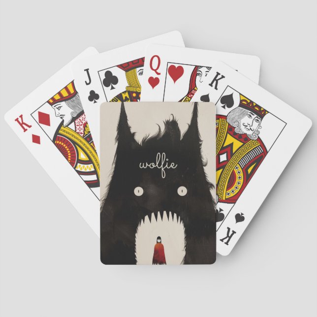 Wolf and the Little Red Riding Hood Poker Cards (Back)