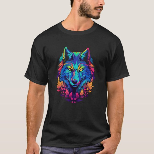 Wolf And Wolves Men Women Kids T-Shirt (Front)
