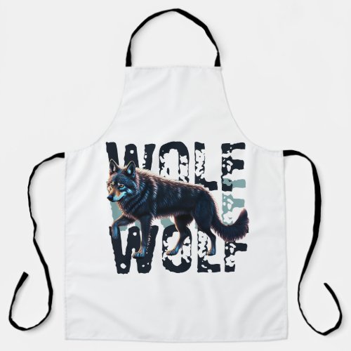 WOLF  APRON