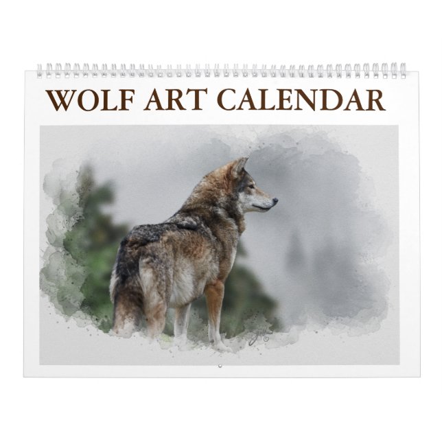 Wolf Art Calendar (Cover)
