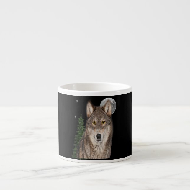 Wolf art espresso cup (Front)