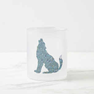 Wolf Art  Glass Mug