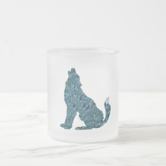 Wolf Art  Glass Mug