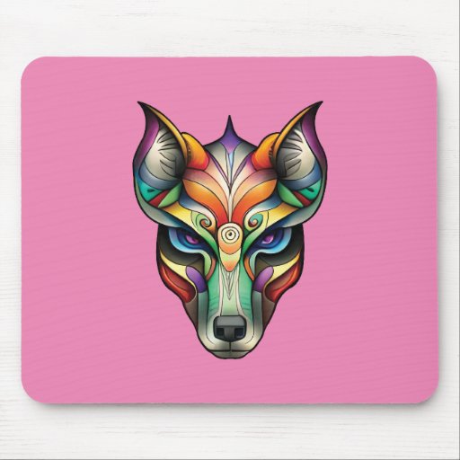 WOLF ART MOUSE PAD