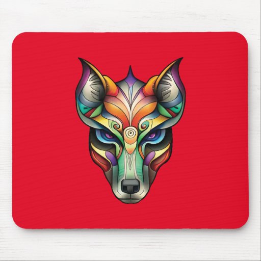 WOLF ART MOUSE PAD