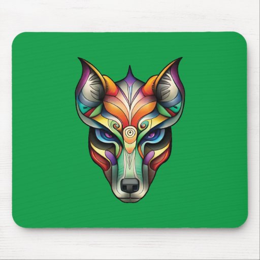 WOLF ART MOUSE PAD