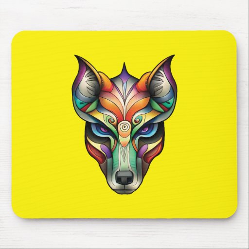 WOLF ART MOUSE PAD